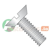 NEWPORT FASTENERS #2-56 x 1/4 in Slotted Flat Machine Screw, Plain 18-8 Stainless Steel, 5000 PK 362469